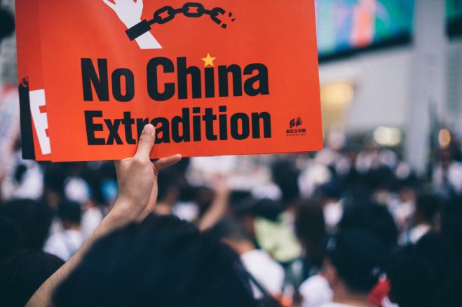Hong Kong protest against the extradition bill